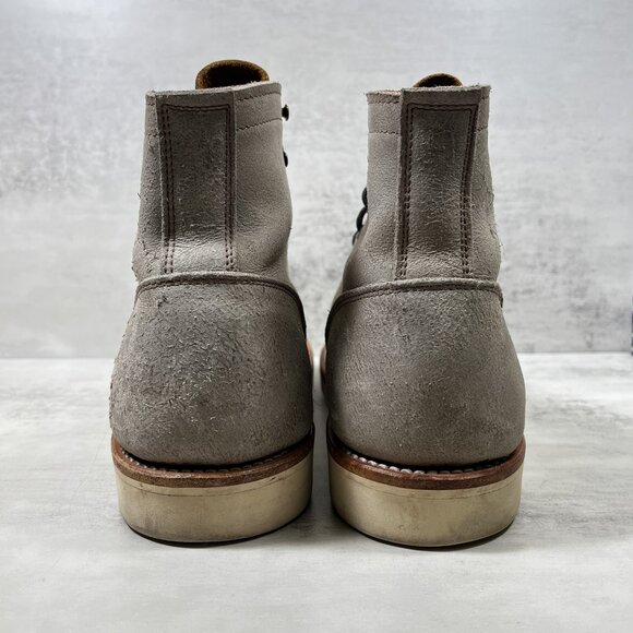 Truman Rambler Leather Vibram Soles Moc Toe Boots - Men's Size 10.5 - Gray - Picture 6 of 10